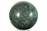 Polished Fuchsite Sphere - Madagascar #253314-1